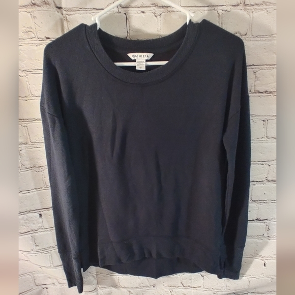 Athleta Coaster Luxe Blue Sweatshirt XS - Picture 1 of 11